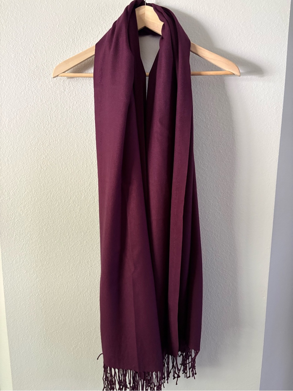 Plum Pashmina Scarf Cottagecore Shawl